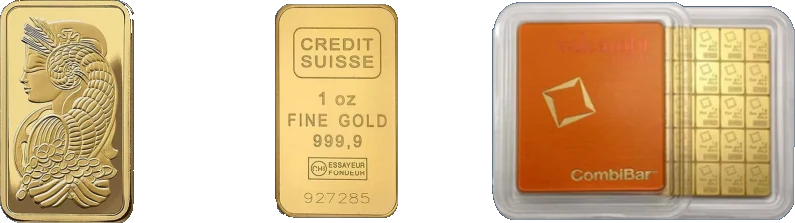 IRS-approved gold bars