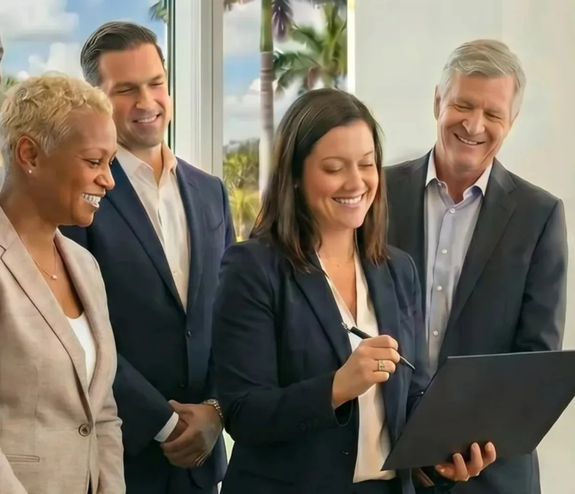 The American Sovereign Bullion team at their Boca Raton office